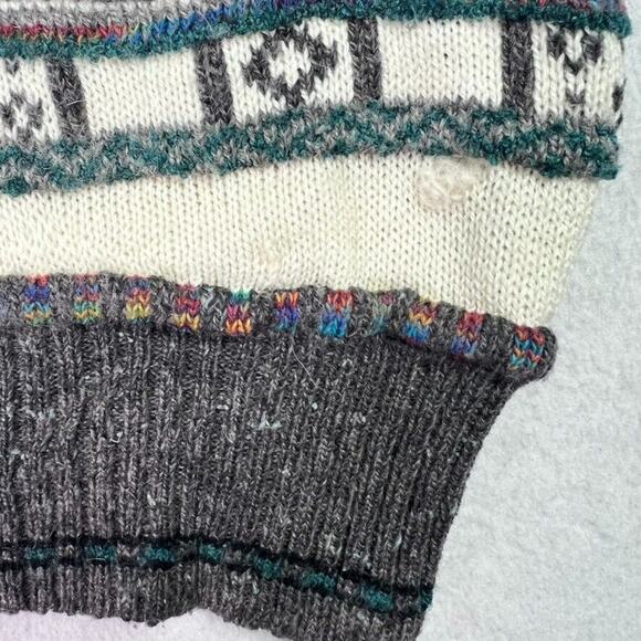 Alfani Sweater Mens S 3D Knit Textured Cosby Biggie 90s Hip Hop Coogi Style - Picture 11 of 12